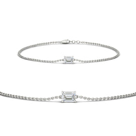 Solitaire Diamond Chain Bracelet