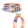 Load image into Gallery viewer, emerald-cut-swirl-channel-diamond-bridal-set-with-sapphire-in-rose-gold-FDENS4028EMGSABL-NL-RG.jpg