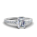 Load image into Gallery viewer, emerald-cut-swirl-engraved-channel-accent-diamond-engagement-ring-in-FD122866EMR-NL-WG