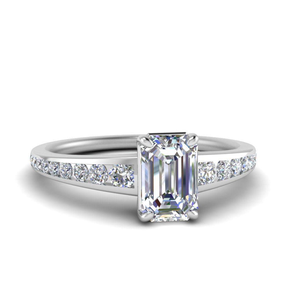 emerald-cut-swirl-engraved-channel-accent-diamond-engagement-ring-in-FD122866EMR-NL-WG