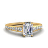 Load image into Gallery viewer, emerald-cut-swirl-engraved-channel-accent-diamond-engagement-ring-in-FD122866EMR-NL-YG