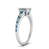 Load image into Gallery viewer, emerald-cut-swirl-engraved-channel-accent-diamond-engagement-ring-with-blue-topaz-in-FD122866EMRGICBLTO-NL-WG