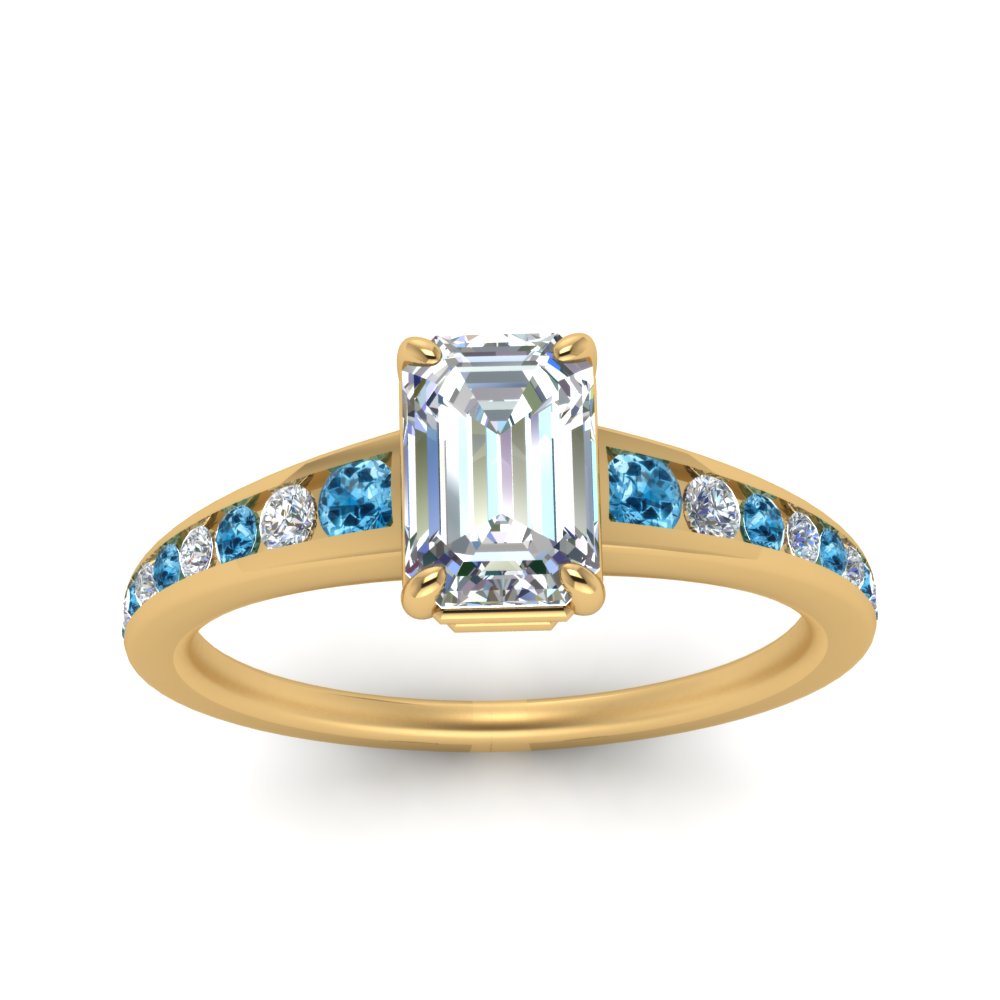 emerald-cut-swirl-engraved-channel-accent-diamond-engagement-ring-with-blue-topaz-in-FD122866EMRGICBLTO-NL-YG