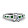 Load image into Gallery viewer, emerald-cut-swirl-engraved-channel-accent-diamond-engagement-ring-with-emerald-in-FD122866EMRGEMGR-NL-WG