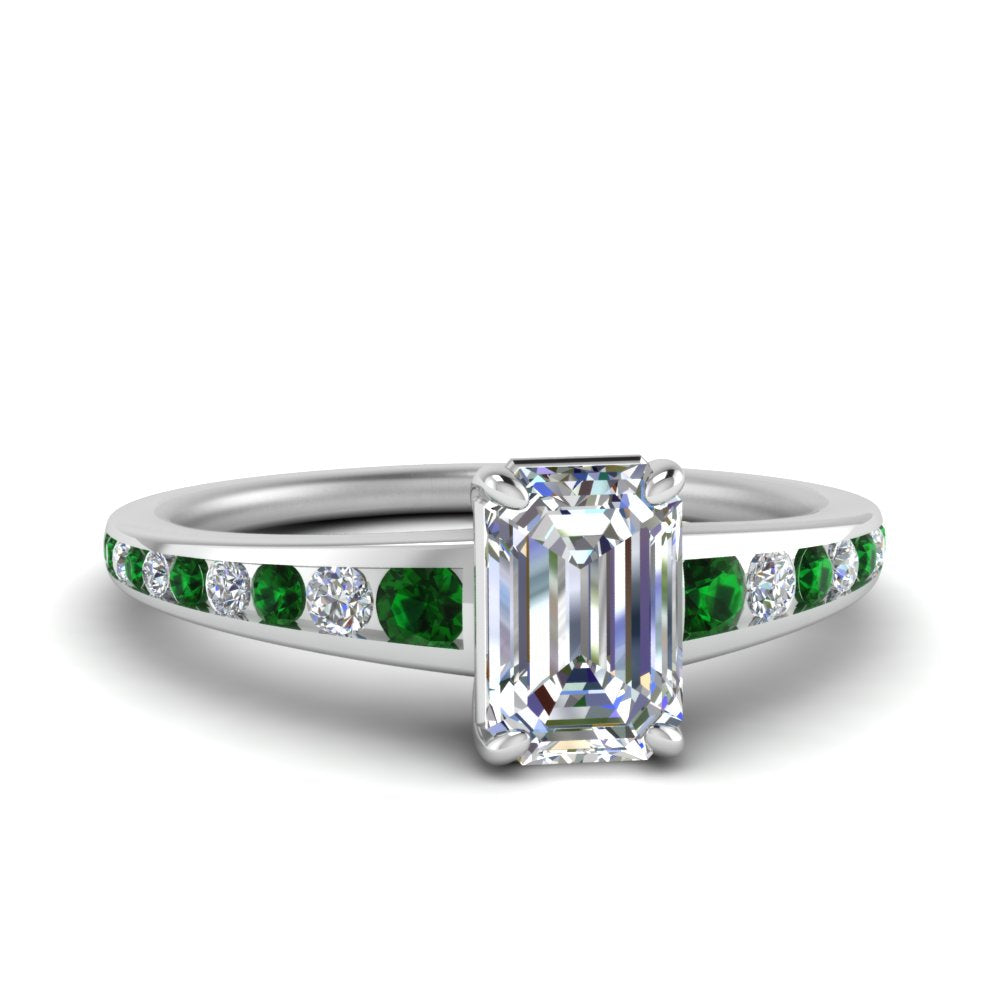 emerald-cut-swirl-engraved-channel-accent-diamond-engagement-ring-with-emerald-in-FD122866EMRGEMGR-NL-WG