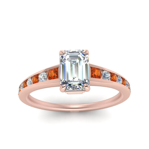emerald-cut-swirl-engraved-channel-accent-diamond-engagement-ring-with-orange-sapphire-in-FD122866EMRGSAOR-NL-RG