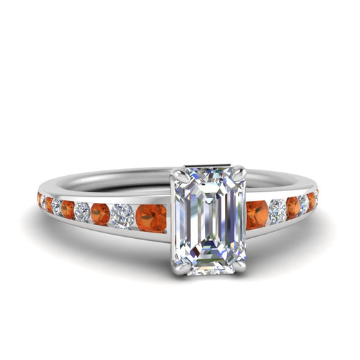 emerald-cut-swirl-engraved-channel-accent-diamond-engagement-ring-with-orange-sapphire-in-FD122866EMRGSAOR-NL-WG