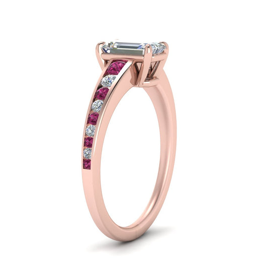 emerald-cut-swirl-engraved-channel-accent-diamond-engagement-ring-with-pink-sapphire-in-FD122866EMRGSADRPI-NL-RG