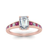 Load image into Gallery viewer, emerald-cut-swirl-engraved-channel-accent-diamond-engagement-ring-with-pink-sapphire-in-FD122866EMRGSADRPI-NL-RG