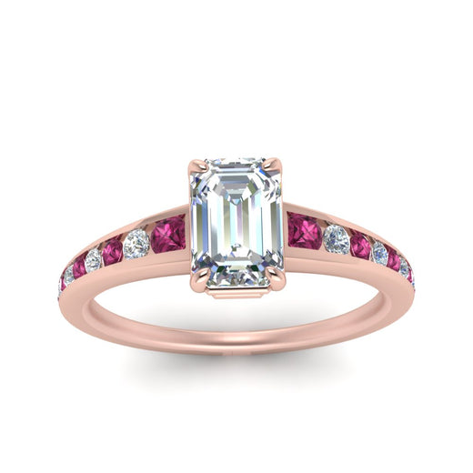 emerald-cut-swirl-engraved-channel-accent-diamond-engagement-ring-with-pink-sapphire-in-FD122866EMRGSADRPI-NL-RG