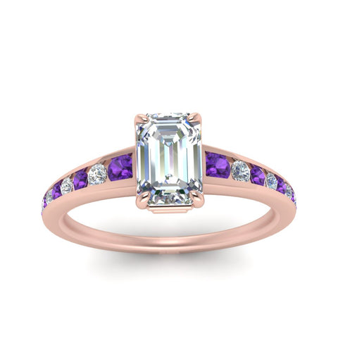 emerald-cut-swirl-engraved-channel-accent-diamond-engagement-ring-with-purple-topaz-in-FD122866EMRGVITO-NL-RG