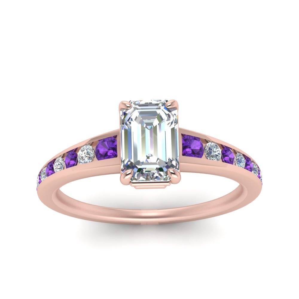 emerald-cut-swirl-engraved-channel-accent-diamond-engagement-ring-with-purple-topaz-in-FD122866EMRGVITO-NL-RG