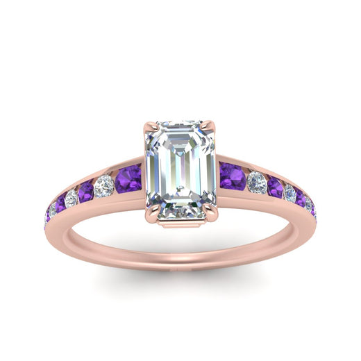 emerald-cut-swirl-engraved-channel-accent-diamond-engagement-ring-with-purple-topaz-in-FD122866EMRGVITO-NL-RG