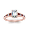 Load image into Gallery viewer, emerald-cut-swirl-engraved-channel-accent-diamond-engagement-ring-with-ruby-in-FD122866EMRGRUDR-NL-RG
