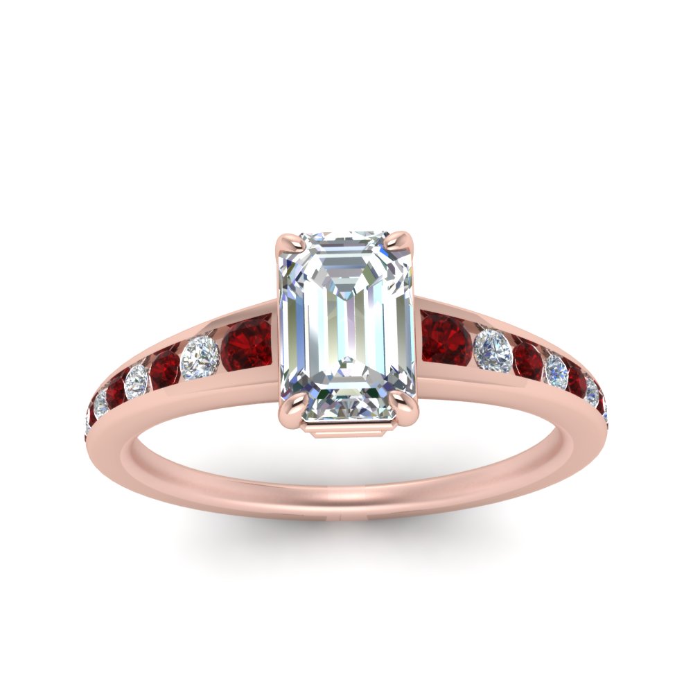 emerald-cut-swirl-engraved-channel-accent-diamond-engagement-ring-with-ruby-in-FD122866EMRGRUDR-NL-RG