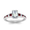 Load image into Gallery viewer, emerald-cut-swirl-engraved-channel-accent-diamond-engagement-ring-with-ruby-in-FD122866EMRGRUDR-NL-WG