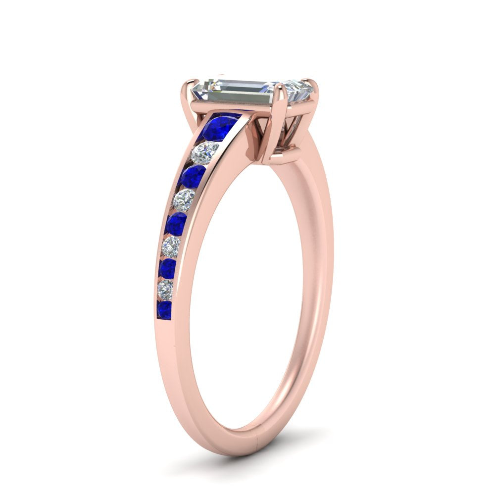 emerald-cut-swirl-engraved-channel-accent-diamond-engagement-ring-with-sapphire-in-FD122866EMRGSABL-NL-RG