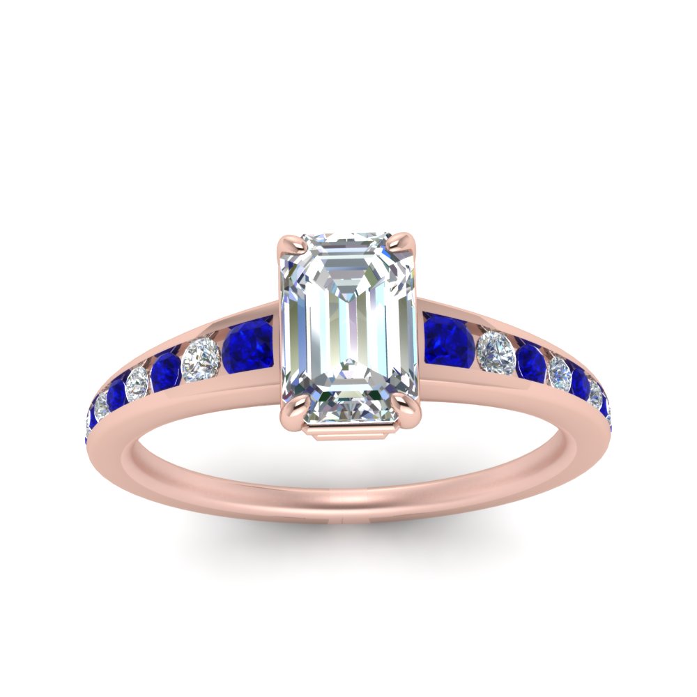 emerald-cut-swirl-engraved-channel-accent-diamond-engagement-ring-with-sapphire-in-FD122866EMRGSABL-NL-RG