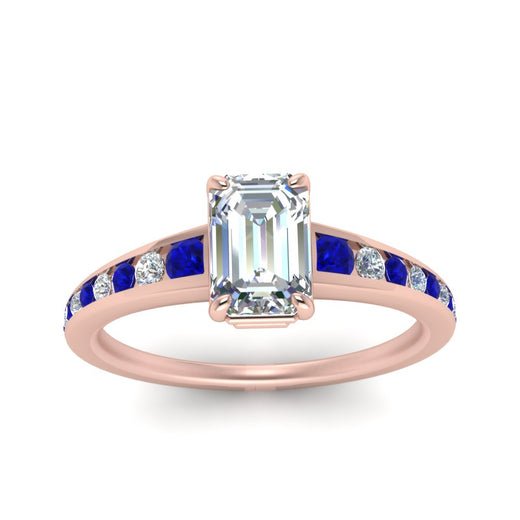 emerald-cut-swirl-engraved-channel-accent-diamond-engagement-ring-with-sapphire-in-FD122866EMRGSABL-NL-RG