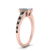 Load image into Gallery viewer, emerald-cut-swirl-engraved-channel-accent-engagement-ring-with-black-diamond-in-FD122866EMRGBLACK-NL-RG