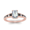 Load image into Gallery viewer, emerald-cut-swirl-engraved-channel-accent-engagement-ring-with-black-diamond-in-FD122866EMRGBLACK-NL-RG