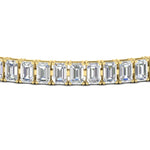 Load image into Gallery viewer, Emerald Cut Tennis Diamond Bracelet 10 Carat
