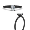 Thumbnail 16 - emerald-cut-thin-classic-solitaire-engagement-ring-in-black-gold-fdens9358emrangle3-nl-bg