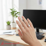 Load image into Gallery viewer, emerald-cut-thin-classic-solitaire-engagement-ring-in-rose-gold-fdens9358