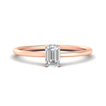 Load image into Gallery viewer, emerald-cut-thin-classic-solitaire-engagement-ring-in-rose-gold-fdens9358emrsleep-nl-rg
