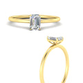 Thumbnail 12 - emerald-cut-thin-classic-solitaire-engagement-ring-in-yellow-gold-fdens9358emrangle3-nl-yg