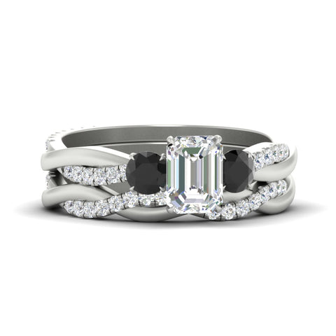 emerald-cut-three-stone-twisted-black-diamond-wedding-band-in-white-gold-fdens3301emgblacksleep-nl-wg.jpg