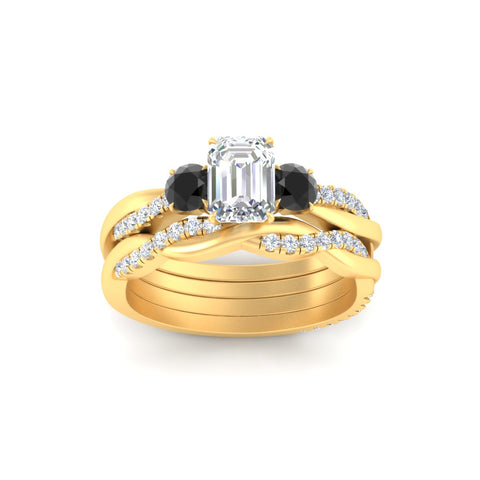 emerald-cut-three-stone-twisted-black-diamond-wedding-band-in-yellow-gold-fdens3301emgblackangle5-nl-yg.jpg