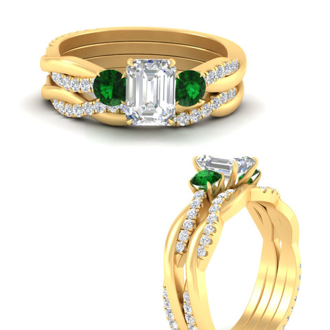 emerald-cut-three-stone-twisted-emerald-wedding-band-in-yellow-gold-fdens3301emgemgrangle3-nl-yg.jpg