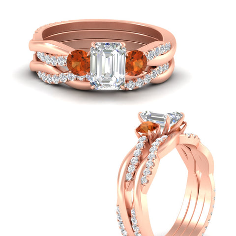 emerald-cut-three-stone-twisted-orange-sapphire-wedding-band-in-rose-gold-fdens3301emgsaorangle3-nl-rg.jpg
