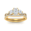 Load image into Gallery viewer, emerald-cut-twisted-floral-prong-diamond-wedding-set-in-yellow-gold-FD10257EM-ANGLE5-NL-YG?v=1756359975