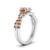 Load image into Gallery viewer, emerald-cut-twisted-floral-prong-orange-sapphire-wedding-set-in-white-gold-FD10257EMGSAOR-ANGLE2-NL-WG?v=1756359975