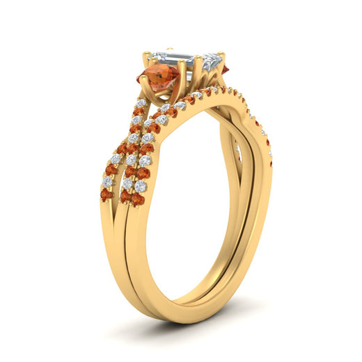 emerald-cut-twisted-floral-prong-orange-sapphire-wedding-set-in-yellow-gold-FD10257EMGSAOR-ANGLE2-NL-YG?v=1756359975