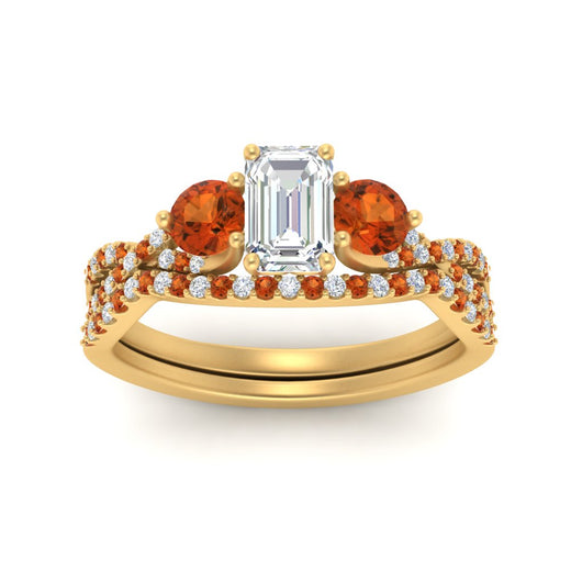 emerald-cut-twisted-floral-prong-orange-sapphire-wedding-set-in-yellow-gold-FD10257EMGSAOR-ANGLE5-NL-YG?v=1756359975