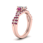 Load image into Gallery viewer, emerald-cut-twisted-floral-prong-pink-sapphire-wedding-set-in-rose-gold-FD10257EMGSADRPI-ANGLE2-NL-RG?v=1756359975
