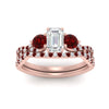 Load image into Gallery viewer, emerald-cut-twisted-floral-prong-ruby-wedding-set-in-rose-gold-FD10257EMGRUDR-ANGLE5-NL-RG?v=1756359975