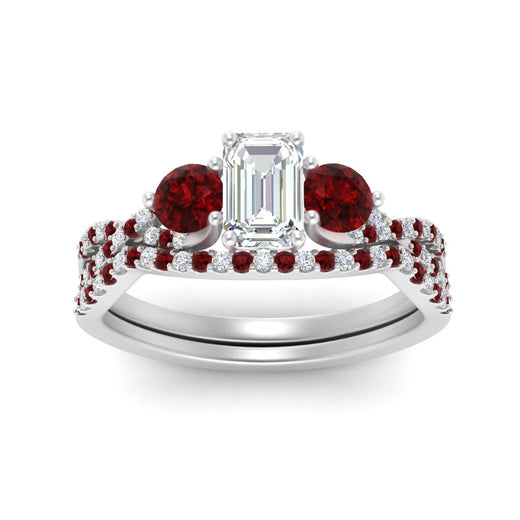 emerald-cut-twisted-floral-prong-ruby-wedding-set-in-white-gold-FD10257EMGRUDR-ANGLE5-NL-WG?v=1756359975