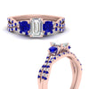Load image into Gallery viewer, emerald-cut-twisted-floral-prong-sapphire-wedding-set-in-rose-gold-FD10257EMGSABL-ANGLE3-NL-RG?v=1756359975