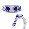 Load image into Gallery viewer, emerald-cut-twisted-floral-prong-sapphire-wedding-set-in-white-gold-FD10257EMGSABL-ANGLE3-NL-WG?v=1756359975