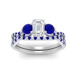 Load image into Gallery viewer, emerald-cut-twisted-floral-prong-sapphire-wedding-set-in-white-gold-FD10257EMGSABL-ANGLE5-NL-WG?v=1756359975
