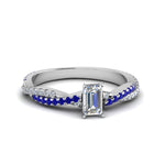 Load image into Gallery viewer, emerald-cut-twisted-vine-diamond-engagement-ring-for-women-with-blue-sapphire-in-14K-white-gold-FD8233EMRGSABL-NL-WG.jpg
