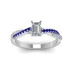 Load image into Gallery viewer, emerald-cut-twisted-vine-diamond-engagement-ring-for-women-with-blue-sapphire-in-14K-white-gold-FD8233EMRGSABL-NL-WG.jpg
