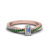 Load image into Gallery viewer, emerald-cut-twisted-vine-diamond-engagement-ring-for-women-with-emerald-in-14K-rose-gold-FD8233EMRGEMGR-NL-RG.jpg