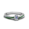 Load image into Gallery viewer, emerald-cut-twisted-vine-diamond-engagement-ring-for-women-with-emerald-in-14K-white-gold-FD8233EMRGEMGR-NL-WG.jpg