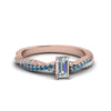 Load image into Gallery viewer, emerald-cut-twisted-vine-diamond-engagement-ring-for-women-with-ice-blue-topaz-in-14K-rose-gold-FD8233EMRGICBLTO-NL-RG.jpg