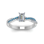 Load image into Gallery viewer, emerald-cut-twisted-vine-diamond-engagement-ring-for-women-with-ice-blue-topaz-in-14K-white-gold-FD8233EMRGICBLTO-NL-WG.jpg

